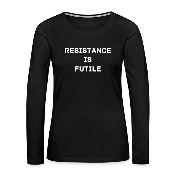 Women's Premium Long Sleeve T-Shirt - black