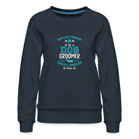 Women’s Dog Groomer Sweatshirt - navy