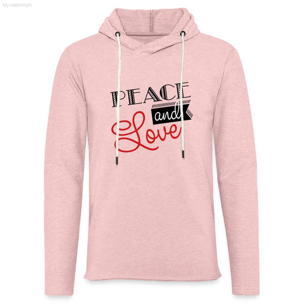 Lightweight Peace and Love Hoodie - RGMJ Brands 