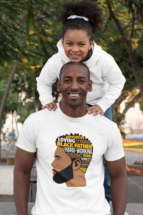 Melanin Proud Dad T-Shirt - RGMJ Brands 