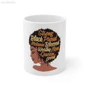 Melanin Proud Mom Mug - RGMJ Brands 